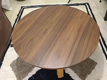 study table: Круглый журнальный столик с раскладными ножками - Форма: круглая - — 1