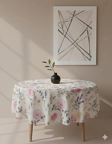 Kuhinjski tekstil: Okrugli stolnjaci
140cm 1400 din 
180cm 1600 din 
🌞 — 9