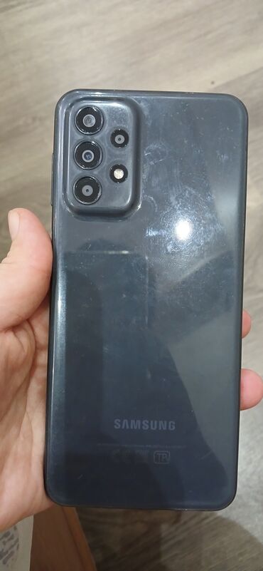 samsung s21 satılır: Samsung Galaxy A23, 64 GB, rəng - Göy, Sensor, Barmaq izi, İki sim kartlı