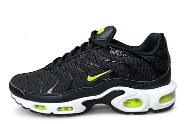 sab nike tech: Nike Air Max Plus (TN) patike – crno/neon varijanta - Gornjište — 1