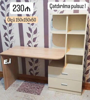 kontakt home stullar: *Yazı masası / iş masası 230Azn💥* ✔️Rəng seçimi var ✔️ *Şəhər daxili