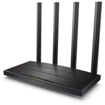 антенна для интернета: Wi-Fi роутер TP-LINK Archer C80, черный Двухдиапазонный роутер TP-LINK