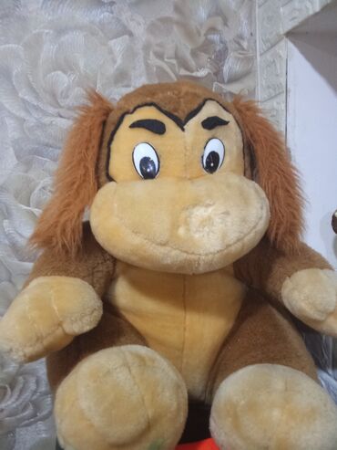 alcatel pop d1 4018d: Böyük ölçülü plyuş meymun oyuncağı - Yumşaq, toxunuşa rahat plyuş