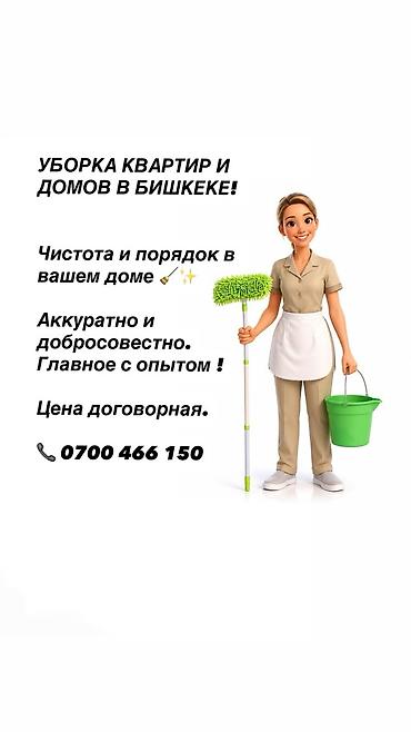 Уборка квартир и домов в Бишкеке. Профессиональная помощь в наведении