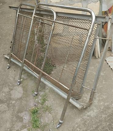 manqal setka: Sənaye tipli metal çəpər-panellər və dayaqlar - Material: möhkəm — 1