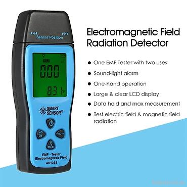 stepler boyuk: SMART SENSOR AS1392 Professional Rəqəmsal Radiometr (EMF Tester) — 1