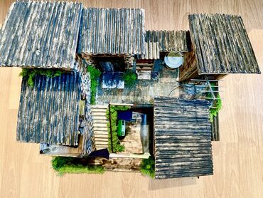 Digər ev dekoru: Əl işi miniatür ev modelləri. Bu modellər taxta və digər təbii — 11