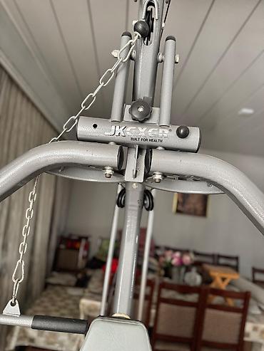 eliptik trenajor: Çoxfunksiyalı ev trenajoru – kabel və blok sistemi ilə - Tam bədən — 5