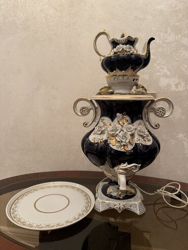 Samovarlar: Elektrikli samovar – dekorativ klassik dizayn - Material — 4