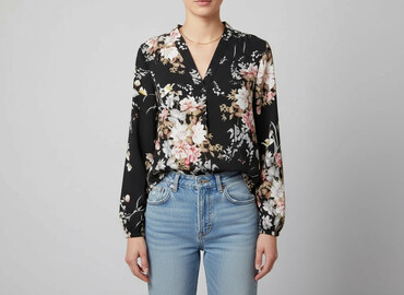 piękne bluzki dla puszystych: Shein, Women's blouse, size S