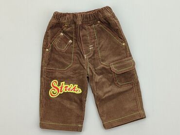 spodnie z materiału: Niemowlęce spodnie materiałowe, 0-3 m, 56-62 cm, stan - Dobry