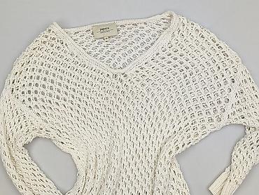 sweter w serca h: Papaya, Sweter damski, rozmiar M — 1