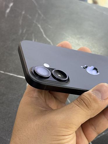 Apple iPhone: IPhone 16, Б/у, 128 ГБ, Черный, В рассрочку, 91 % — 6