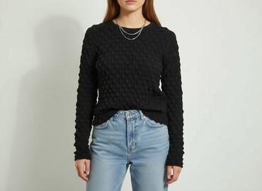 cropp bluza z kryształkami: Cropp, Sweter damski, rozmiar M