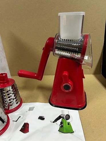 Ostala kuhinjska oprema: Ručna rotaciona seckalica/rendalo sa usisnom bazom - — 11