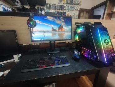 Masaüstü kompüterlər və iş stansiyaları: Harda var bu qiymətə case rgb case i7-3770 3.4ghz 16 gb ram 1600mghz