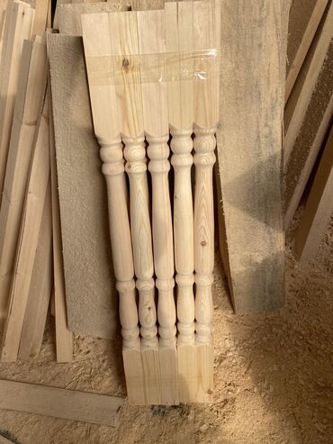 Готовые перила: Готовые перила, Материал: Дерево, Для балкона, Новый — 2