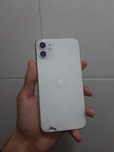 IPhone 11, Б/у, 128 ГБ, Белый, Стилус, 77 %