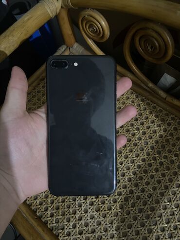 iphone 11 цена бишкек бу: IPhone 8 Plus, Колдонулган, 64 ГБ, Jet Black, Каптама, 100 %