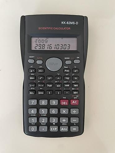 kalkulyator: KK-82MS-D Elmi Kalkulyator. Təzədir, istifadə olunmayıb. Məktəb — 1