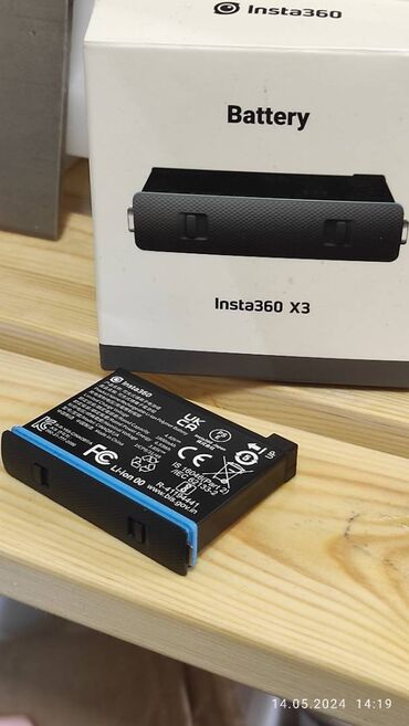 кассета адаптер: Батарея для камеры Insta360 X3 one X3 Оригинал 3500с Новый Китайский