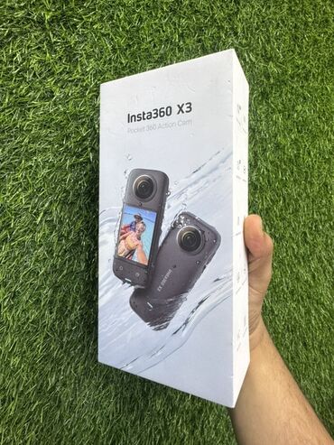 Yenidir ! Qutusu açılıb istifadə olunmayıb !! Insta360 X3 cib 360