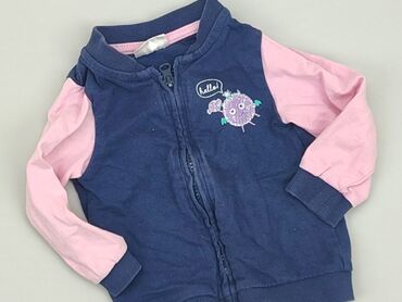 długa niebieska sukienka letnia: Bluza, So cute, 6-9 m, stan - Dobry