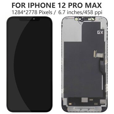 ipad mini 5 baku: IPhone 12 Pro Max smartfonu üçün sensor ekran sekil ele bele qoylub