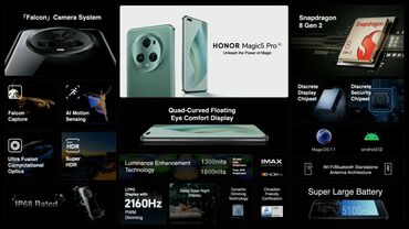 редми ноут 14 про плюс: Honor Magic 5 Pro, Колдонулган, 512 ГБ, түсү - Кара, 2 SIM