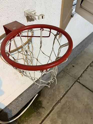 stalak za cvece za dvoriste: Košarkaški obruč za montažu na zid - Metalni obruč, prečnik — 2