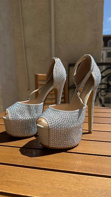 Tuflilər: Casadei üslubunda parıltılı ziyafət ayaqqabısı - Model: Hündür — 2