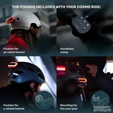 Dodaci za bicikl: *** VELIKA AKCIJA *** #0619 Cosmo Bike - Black Gloss Brake Light and — 11