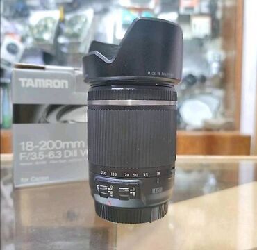 hava filtri: Tamron 18-200mm F/3.5-6.3 Di II VC (Canon üçün) - Geniş diapazonlu