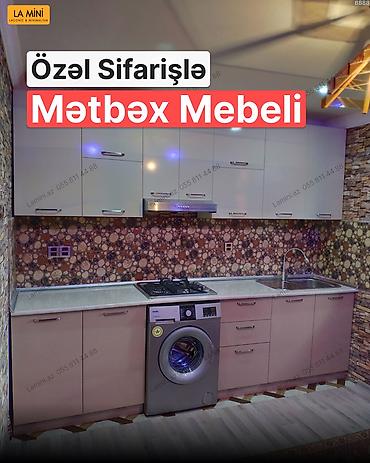 Ev və bağ: Özəl sifarişlə hazırlanmış mətbəx mebeli - Fərdi ölçü və layihə — 1