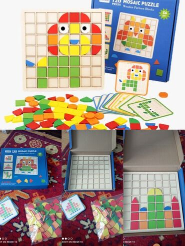игрушка дом работница с 18 дел: Продаю развивающие игрушки 1. деревянная мозаика - 450 сом 2