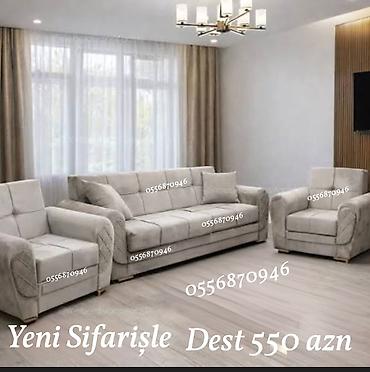 stulla: Divan və kreslo dəsti qonaq otağı dəsti Yeni sifarişlə hazırlanacaq — 2
