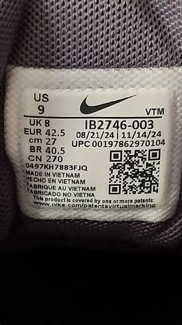 Кроссовки и спортивная обувь: Кроссовки Nike (USA) Размер 40,5 - 41. - Подошва: амортизирующая at lalafo.kg — 10 Кроссовки и спортивная обувь: Кроссовки Nike (USA) Размер 40,5 - 41. - Подошва: амортизирующая — 10