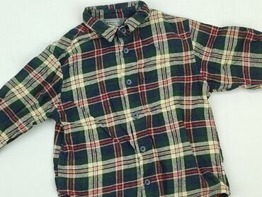 koszula lata 90: Shirt 2-3 years, condition - Very good, pattern - Cell, color - Black