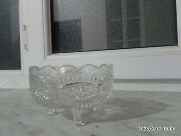 qedimi sufre: Kənaqlı şüşə/qədimi üslublu kəsimli dəst - Material: qalın, şəffaf — 6