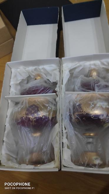 granat: Ikisi 200₼
Bohemia orijinal qranat 200₼ cütü1980 il — 4