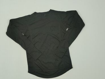 czarna bluzka z brokatem: Bluzka, 8 lat, 122-128 cm, stan - Zadowalający