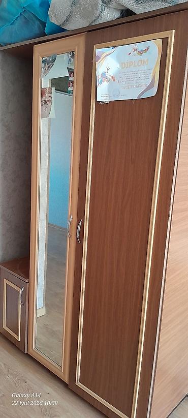 tankdakı qarderob: Geniş həcimli qarderob dəsti - Material: ağac teksturalı laminat — 2