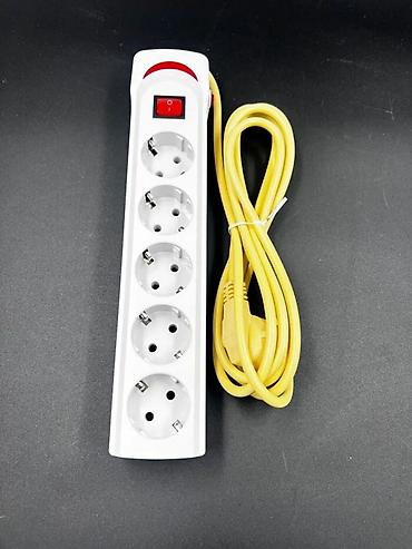 elektron termos: Songrui uzadıcı 3m tək knopka ağ Songrui SR-5305-A modelli enerji — 2