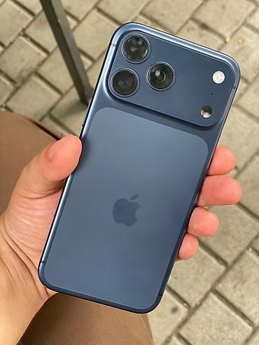apl: IPhone 17 Pro Max, 256 GB, Mavi, Face ID — 1