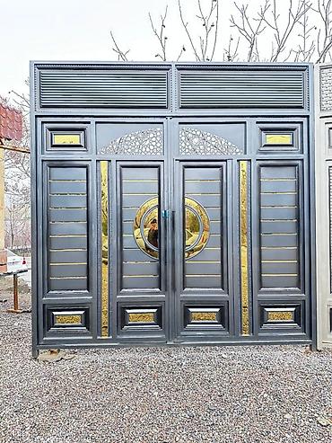 Ачылма дарбазалар: Кованые металлические ворота премиум-класса - Материал: сталь с — 3