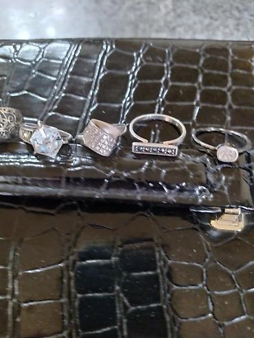 Серебряные кольца: Серебряные кольца,в отличном состоянии,почти новые, размеры 17-18-19 — 12