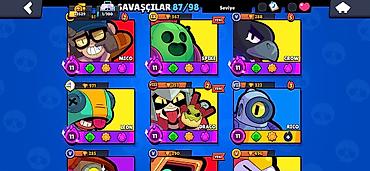Digər kolleksiyalar: Brawl Stars hesabı – yüksək inkişaf etmiş kolleksiya - Ümumi — 5