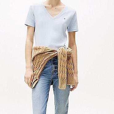 hilfiger: Tommy Hilfiger original t-shirt aciq mavi rengli. Yenidir. Olcu: L — 1
