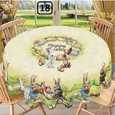 Kuhinjski tekstil: Okrugli stonjak
Prečnik 150cm — 7