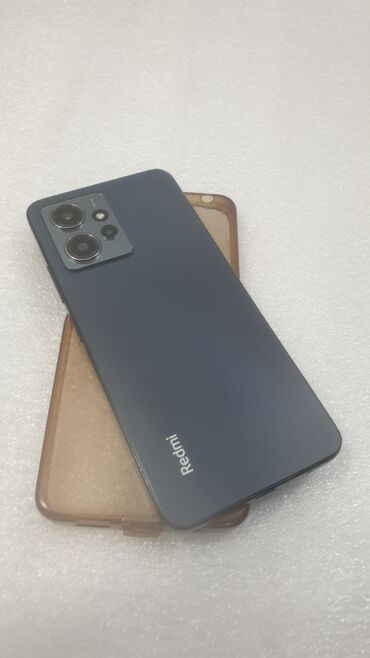 редми с: Redmi, Redmi Note 12, Колдонулган, 128 ГБ, түсү - Кара, 2 SIM